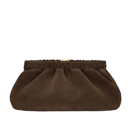 DeMellier London Women's The Miami Clutch Bag Brown Suede