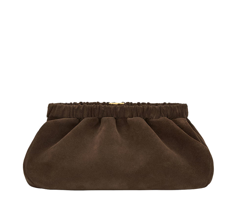 DeMellier London Women's The Miami Clutch Bag Brown Suede