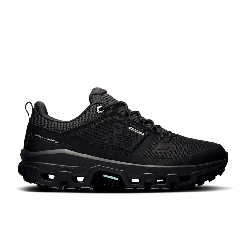 ON Women's Cloudrock Low Waterproof Black