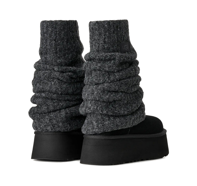 UGG Women's Classic Mini Dipper Legwarmer Black
