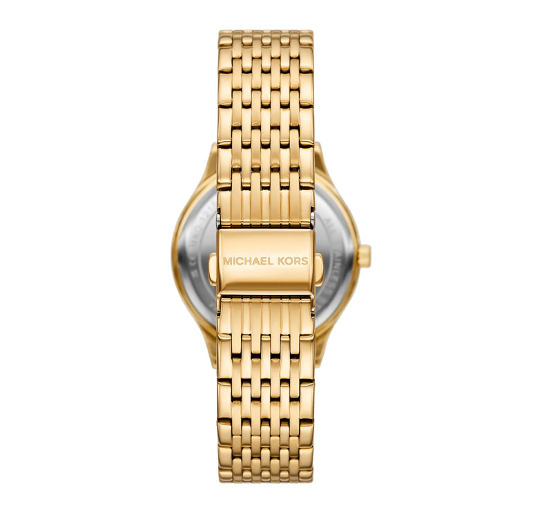 Michael Kors Women's Mini Aspyn Gold-Tone Watch Gold MKO1215