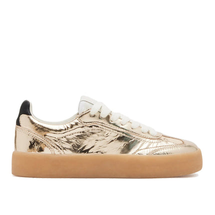 Steve Madden Women's TUX Gold Low-Top Sneakers Gold
