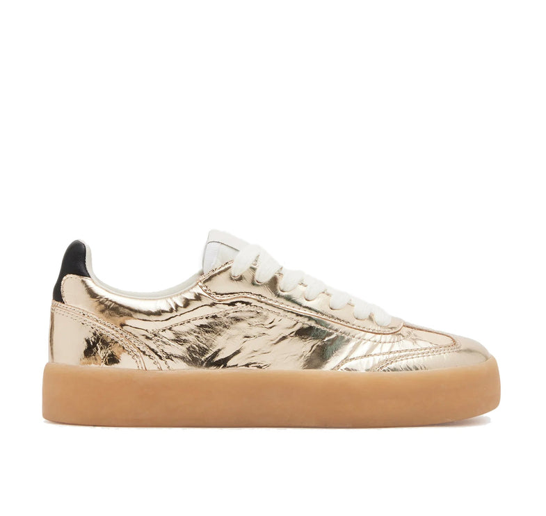 Steve Madden Women's TUX Gold Low-Top Sneakers Gold