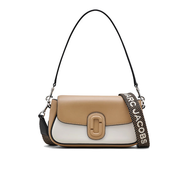 Marc Jacobs Women's The Colorblock Large Clover Shoulder Bag Camel Multi