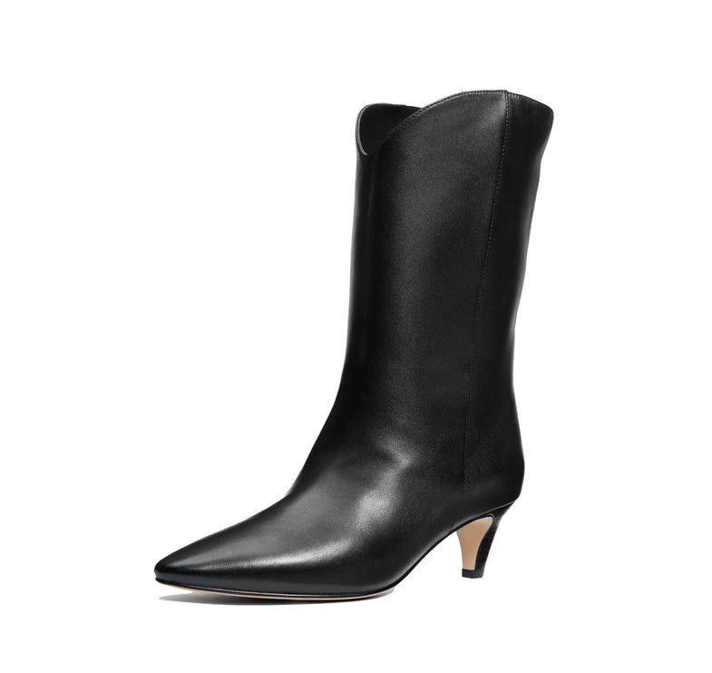 Michael Kors Women's Daniela Leather Boot Black