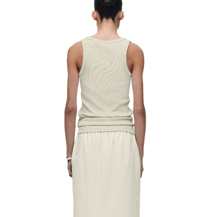 COS Women's Ribbed Tank Top Pistachio