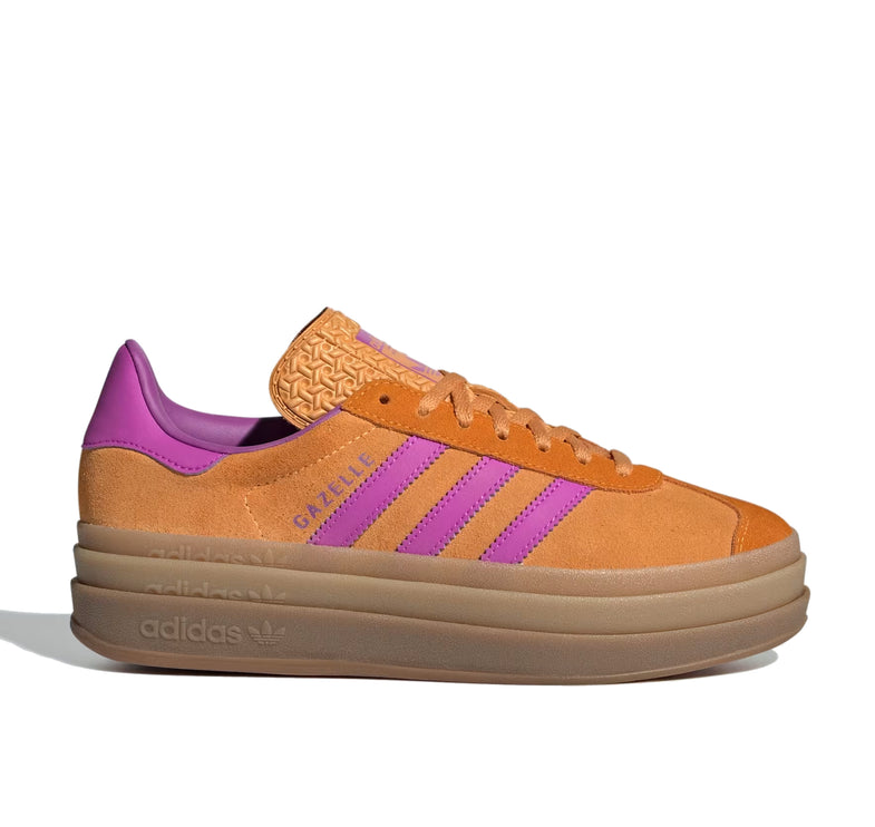 Adidas Women's Gazelle Bold Flash Orange/Purple Burst/Crew Orange JS3895