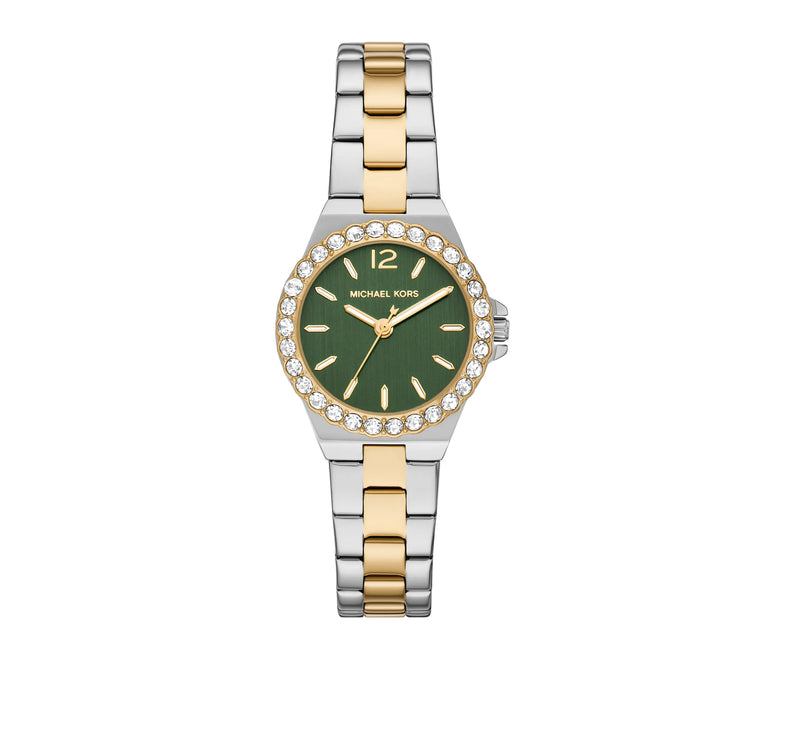 Michael Kors Women's Mini Lennox Pavé Two-Tone Watch Two Tone MKO1319