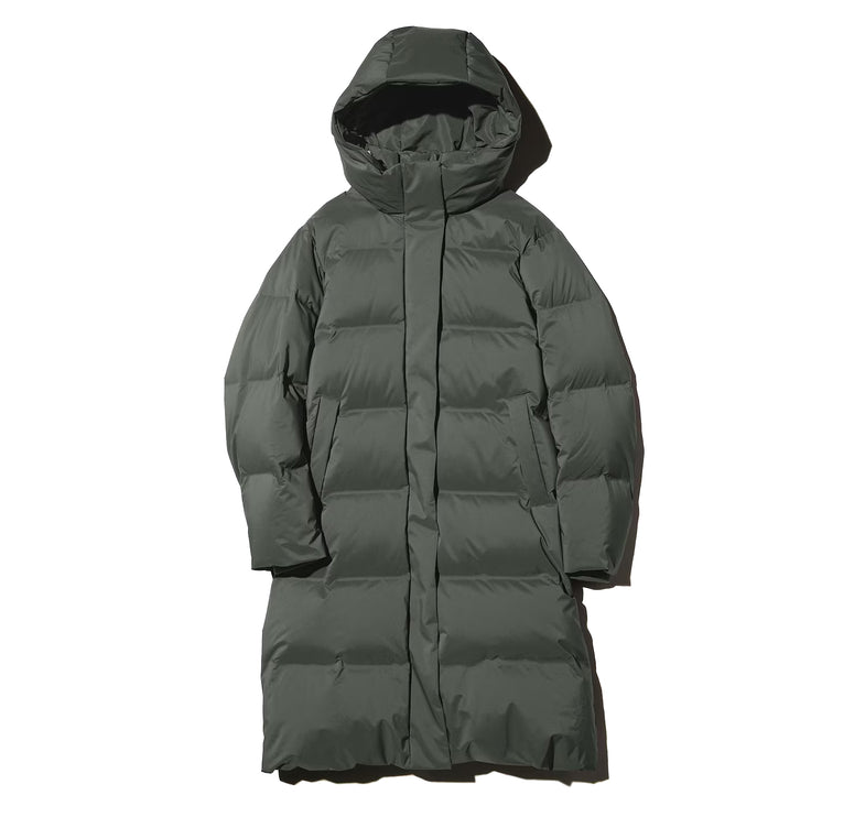 Uniqlo Women's Seamless Down Long Coat 69 Navy