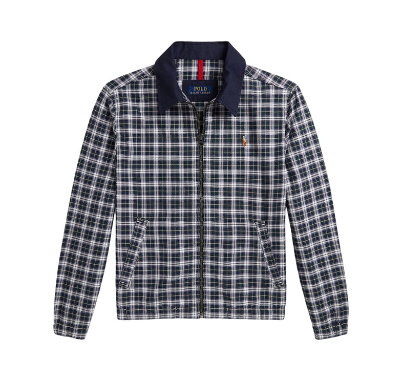 Polo Ralph Lauren Boy's The Bayport Plaid Cotton Oxford Jacket Multi