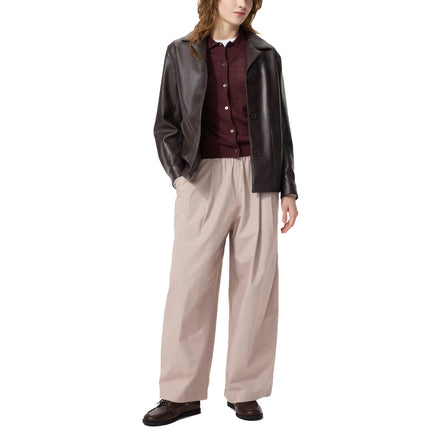 Uniqlo Women's Cotton Volume Easy Pants 11 Pink