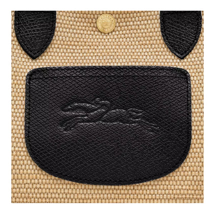 Longchamp Women's Le Pliage Collection XS Basket Bag Canvas Black