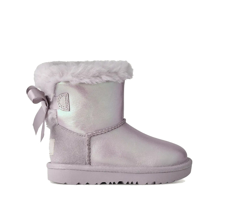 UGG Toddlers Mini Bailey Bow II Frosted Lavender Smoke