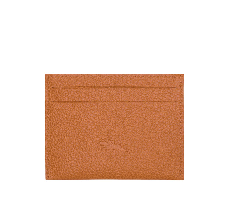Longchamp Women's Le Foulonné Card Holder Amber
