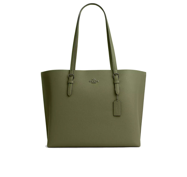 Coach Women's Mollie Tote Bag Gunmetal/Military Green