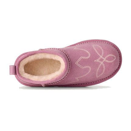 UGG Big Kids' Classic Ultra Mini Western Dusty Orchid