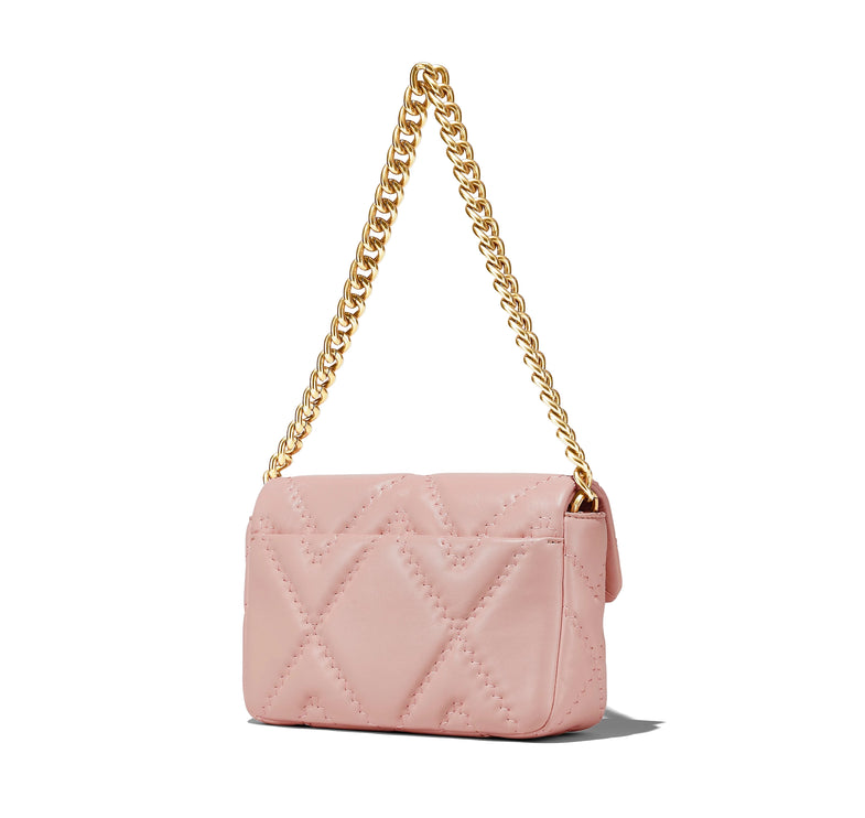 Marc Jacobs Women's The Quilted Leather J Marc Bag Shoulder Bag Rose