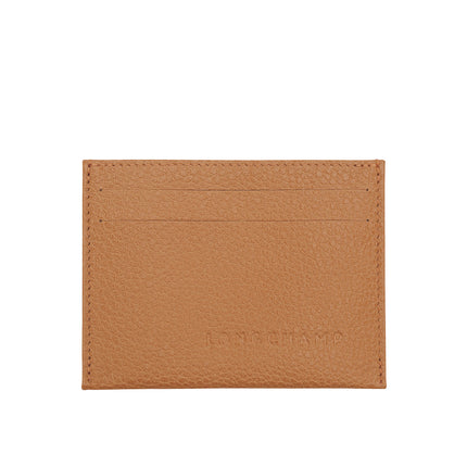Longchamp Women's Le Foulonné Card Holder Pecan