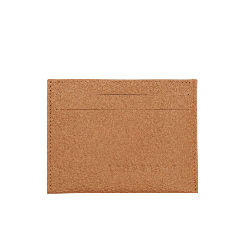 Longchamp Women's Le Foulonné Card Holder Pecan