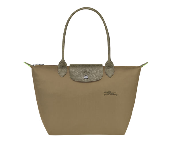 Longchamp Women's Le Pliage Green M Tote Bag Artichoke