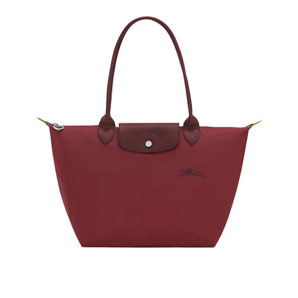 Longchamp Women's Le Pliage Green M Tote Bag Pomegranate
