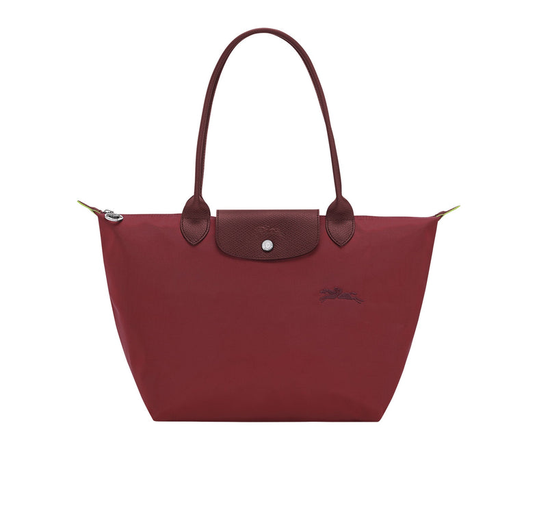 Longchamp Women's Le Pliage Green M Tote Bag Pomegranate