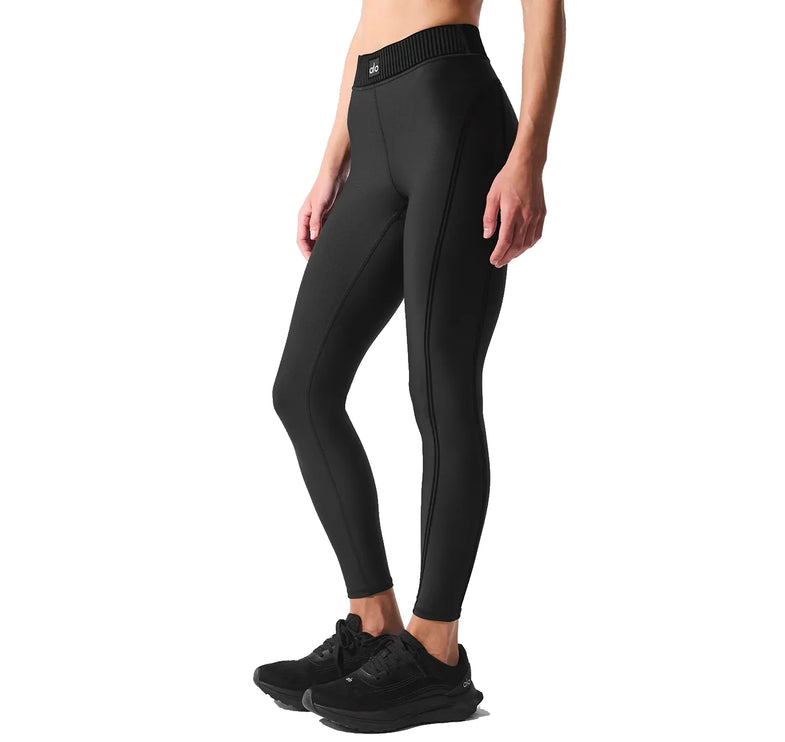alo Women's Airlift High-Waist 7/8 Line Up Legging Black