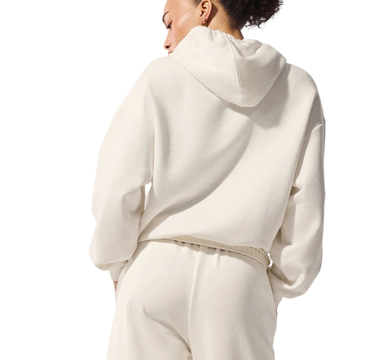 alo Women's Accolade Hoodie Ivory