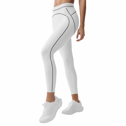 alo Women's Airbrush High-Waist 7/8 Heart Throb Legging White/Black