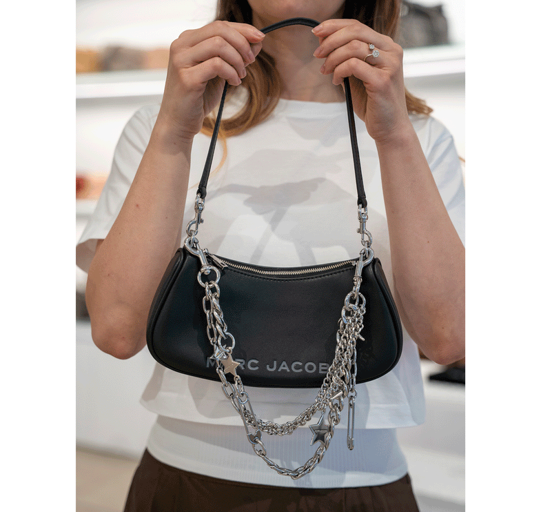 Marc Jacobs Women's The Star Charm Shoulder Bag Black