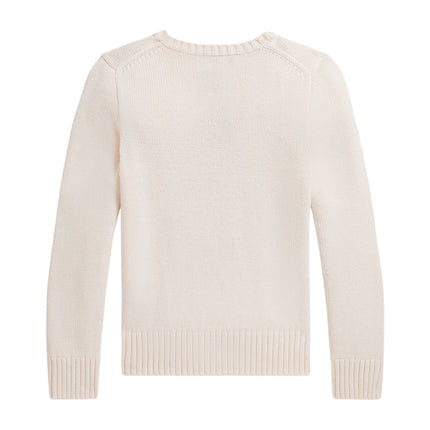 Polo Ralph Lauren Girl's Polo Bear Sweater Estate Cream