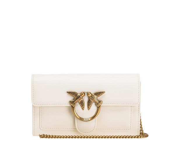 Pinko Women's Love Bag One Wallet Simply White