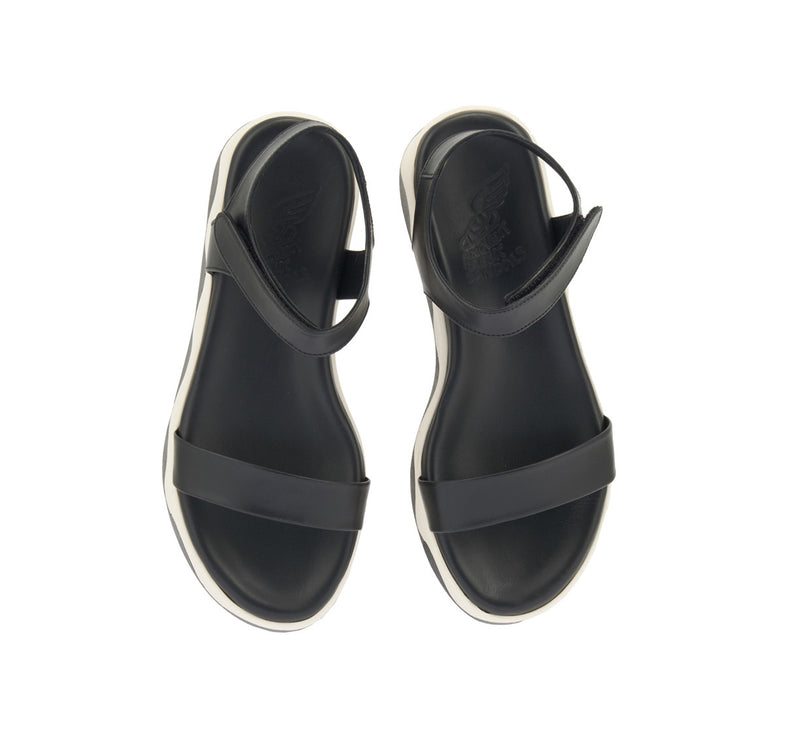 Ancient Greek Sandals Women's Salamina Black