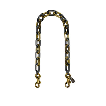 Coach Women's Link Chain Strap Brass/Pewter