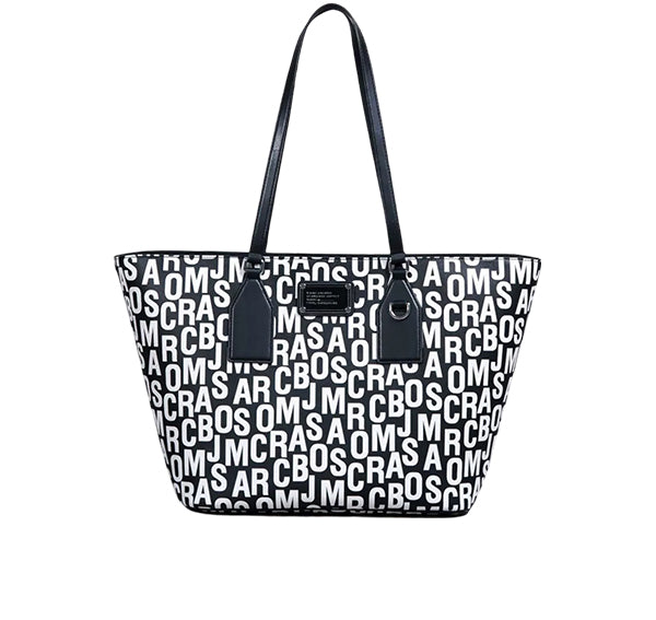 Marc Jacobs Women's Trademarc Large Tote Bag Black/White