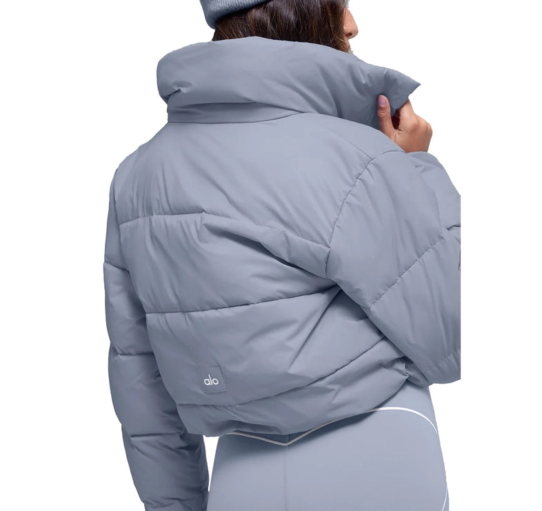 alo Women's Gold Rush Puffer Winter Frost