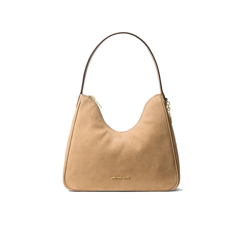 Michael Kors Women's Nayla Small Hobo Shoulder Bag Camel