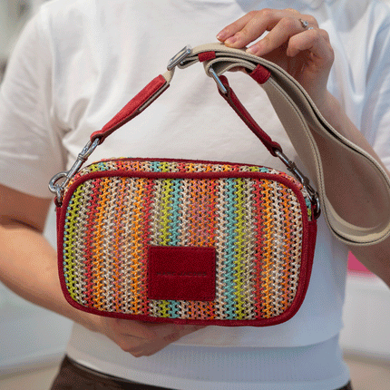 Marc Jacobs Women's Flash Woven Crossbody Bag Multi