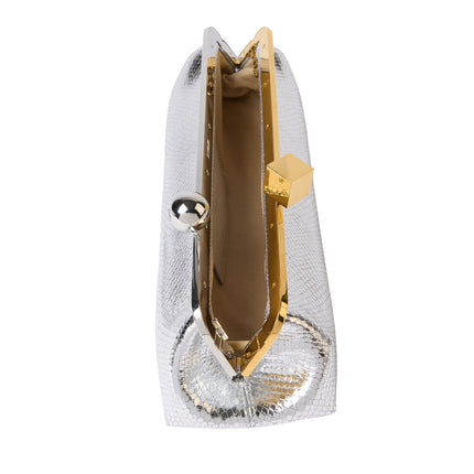 Jacquemus Women's The Salon Clutch Silver