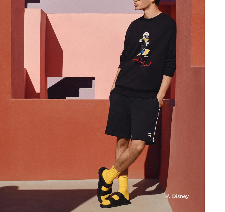Disney x KARL LAGERFELD Men's Sweatshirt Black