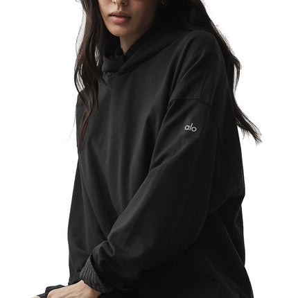 alo Women's Double Take Hoodie Black