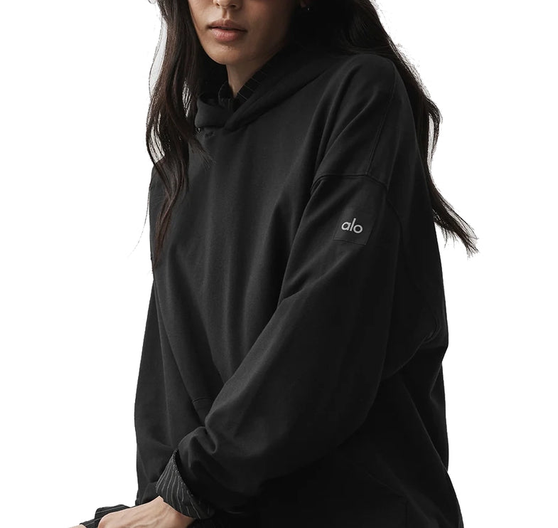 alo Women's Double Take Hoodie Black