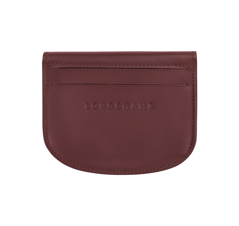 Longchamp Women's Épure Card Holder Burgundy