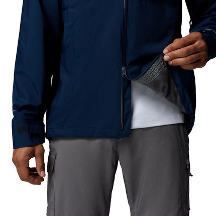 Columbia Men's Trailborne 2.5L Rain Shell Collegiate Navy