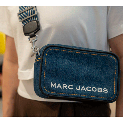 Marc Jacobs Women's Flash Denim Crossbody Bag Blue
