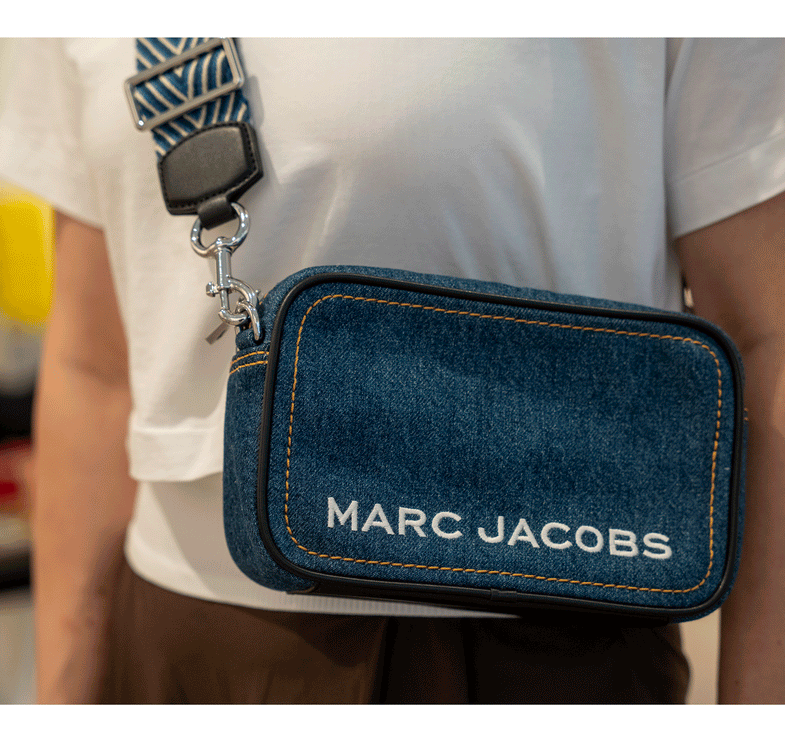 Marc Jacobs Women's Flash Denim Crossbody Bag Blue