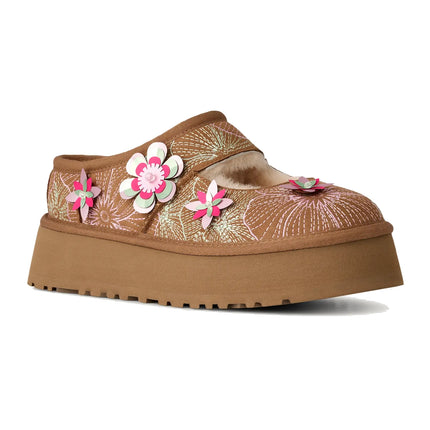 UGG Women's Bea Mary Jane Meadow Chestnut
