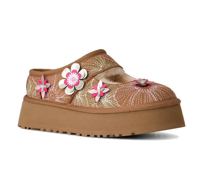 UGG Women's Bea Mary Jane Meadow Chestnut