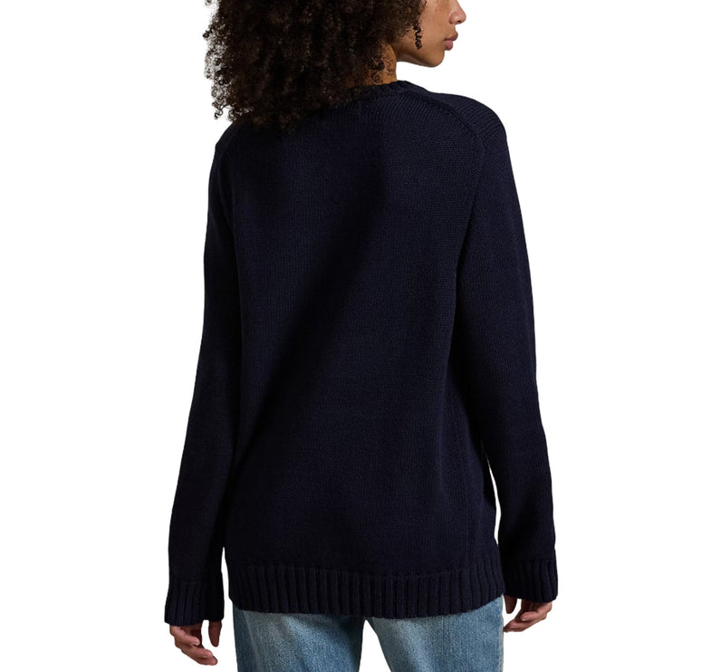 Polo Ralph Lauren Unisex The Iconic Flag Sweater Hunter Navy