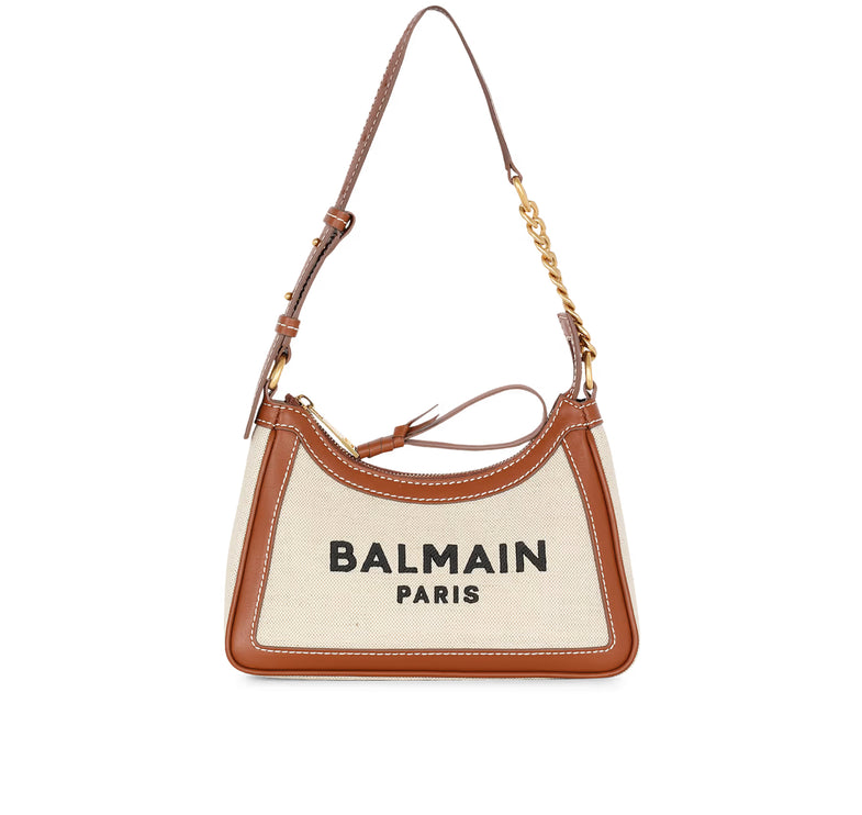 Balmain Women's B-Army Elegant Shoulder Bag Beige